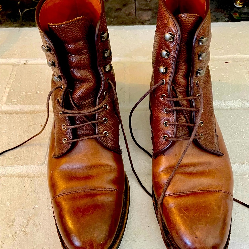 Men’s Allen Edmonds “ Sullivan Street Dress Boot” size 9.5, brown
